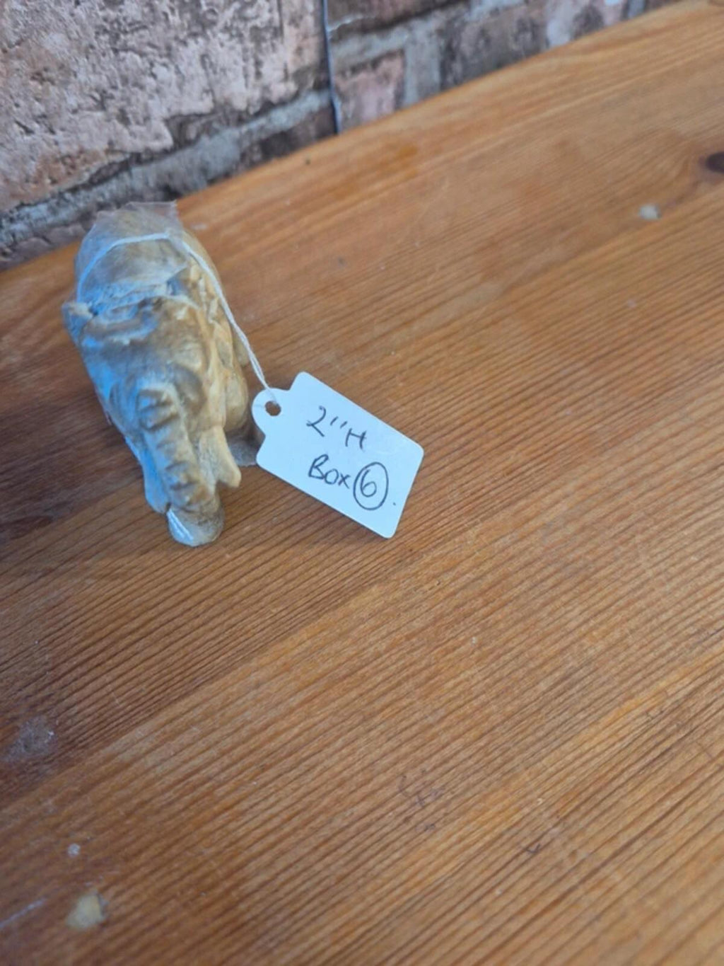 Soapstone Elephant Ornament