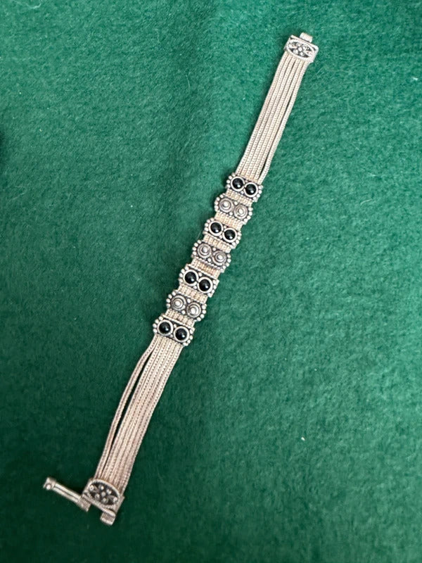 Sterling Silver Vintage Chain Bracelet