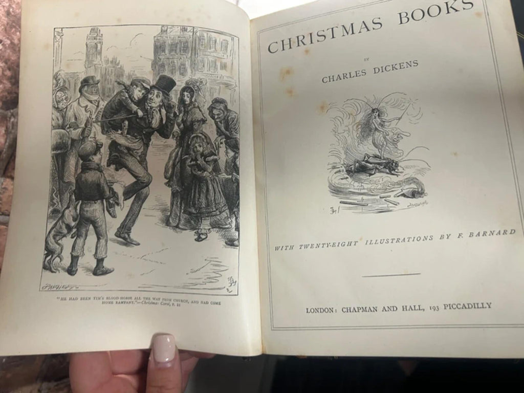 Dickens Works Late Victorian 10 Volume Book Set
