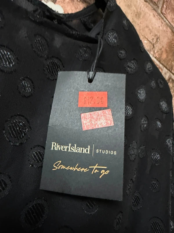 River Island Black Top - Size 12