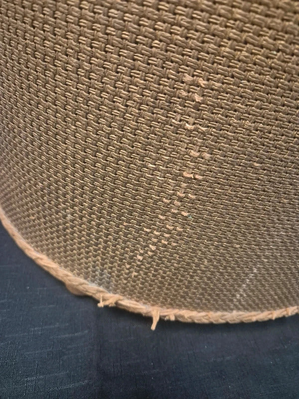 Lloyd Loom half moon ottoman