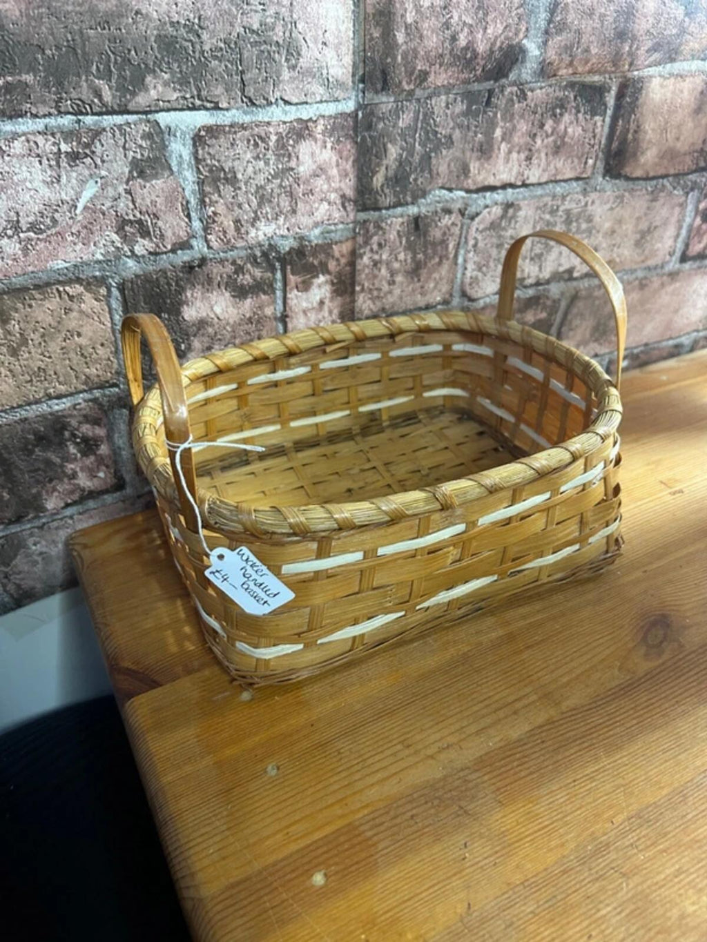 Wicker Handled Basket
