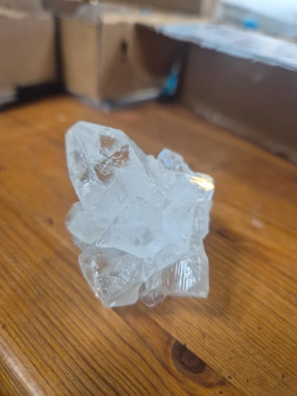 Apophyllite crystal