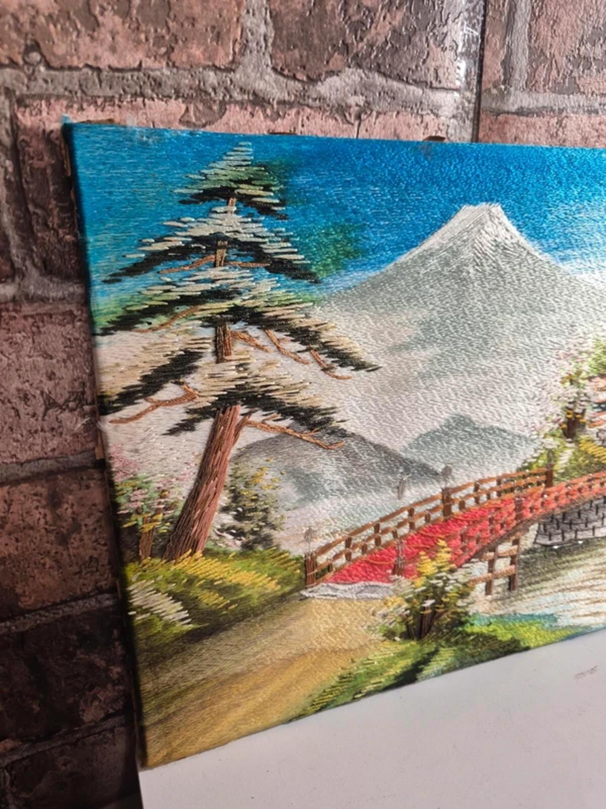 Oriental Silk picture - unframed
