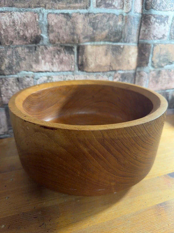 Handcrafted Teakwood Large Bowl