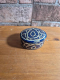 Blue kashmir trinket box