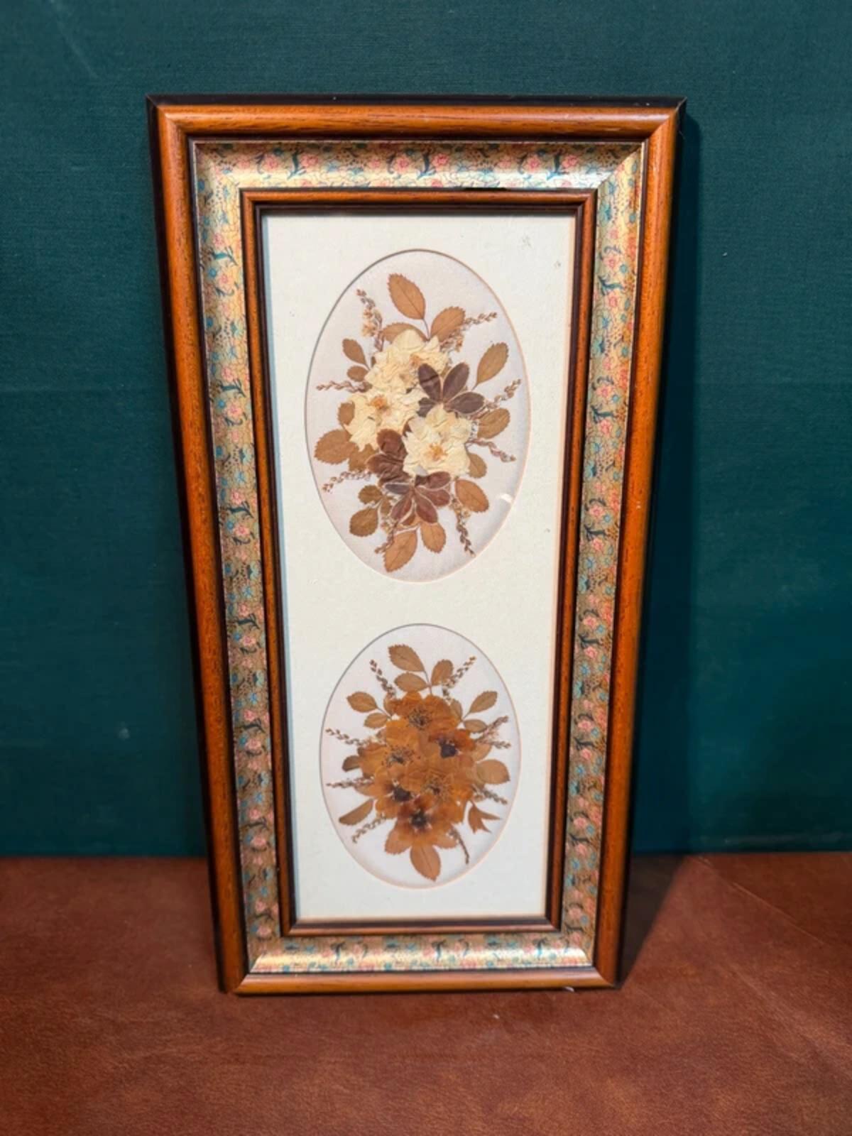 Joanna Sheen Vintage Framed Pressed Flowers