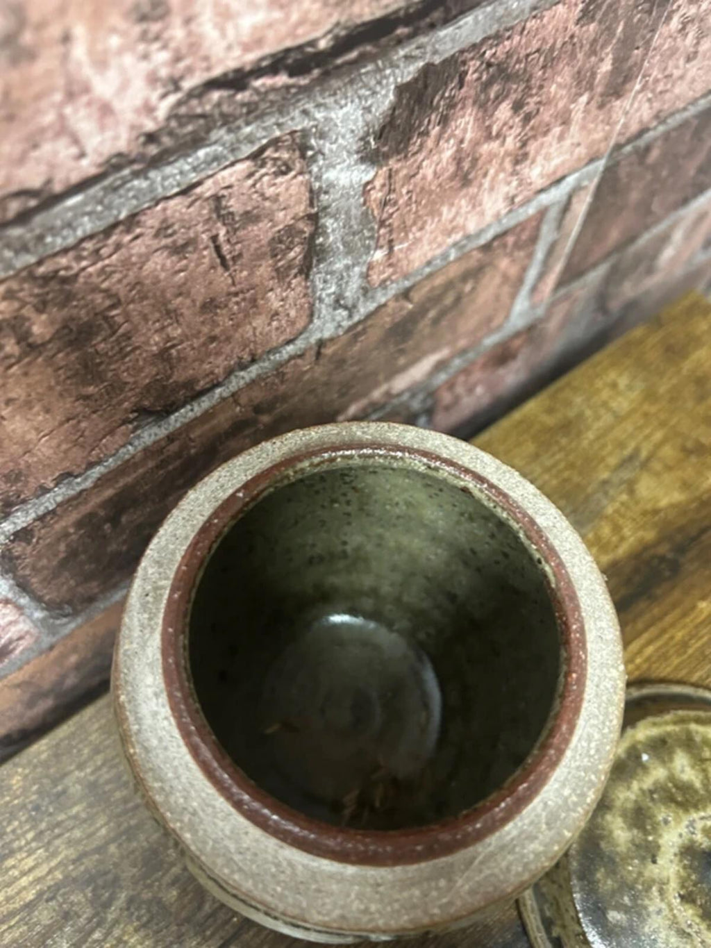 Vintage Stoneware Lidded Jar