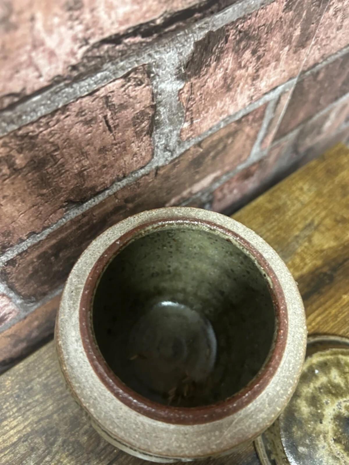 Vintage Stoneware Lidded Jar