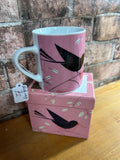 Pink Bird Mug