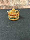 Bohemian Wooden Storage Pot