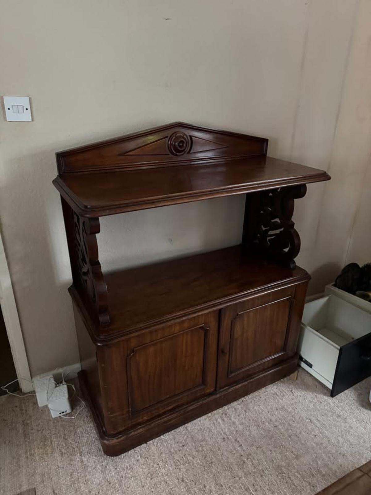 Antique Buffet, Scottish Server Cabinet, Mahogany, Mid Victorian C.1870