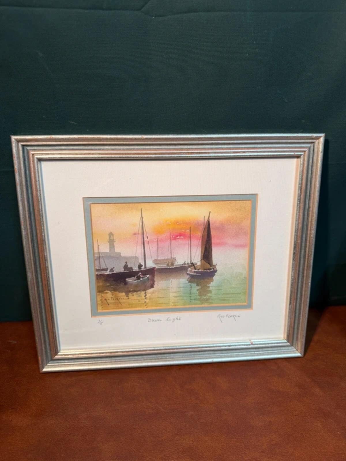 Rod Perace Dawn Light Signed & Framed Print