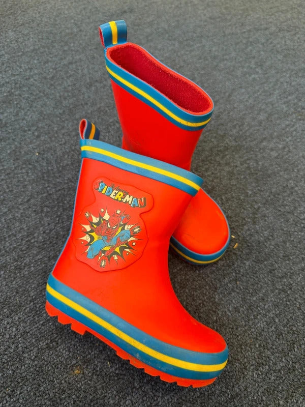 Spiderman M&S Wellies - Size 6 Kids