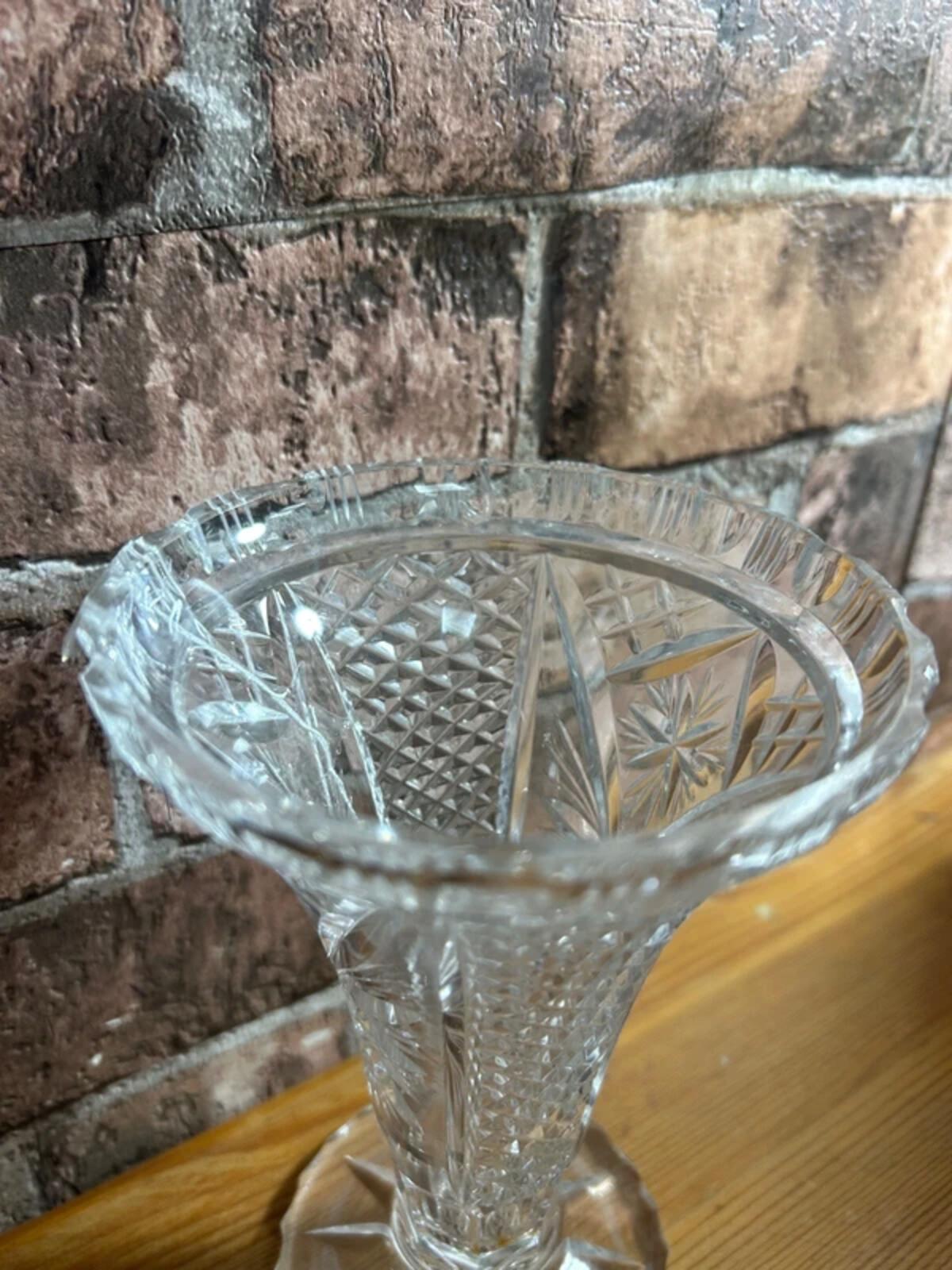 Crystal Vintage Vase