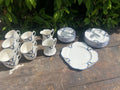 Vintage Johnson Bros Pareek 35 Piece Tea Set