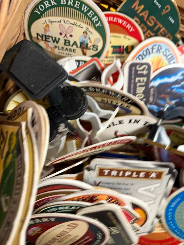 Bundle of Vintage Beer Pump Clips