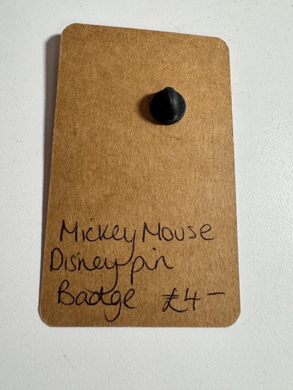 Mickey Mouse Disney Metal Pin Badge