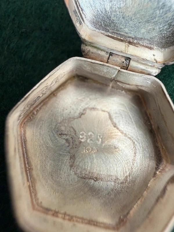 Sterling Silver Pill/Trinket Box