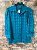 Canda Blue Vintage Shirt - Size 14