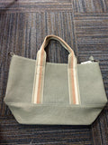 Green Stripe Handbag