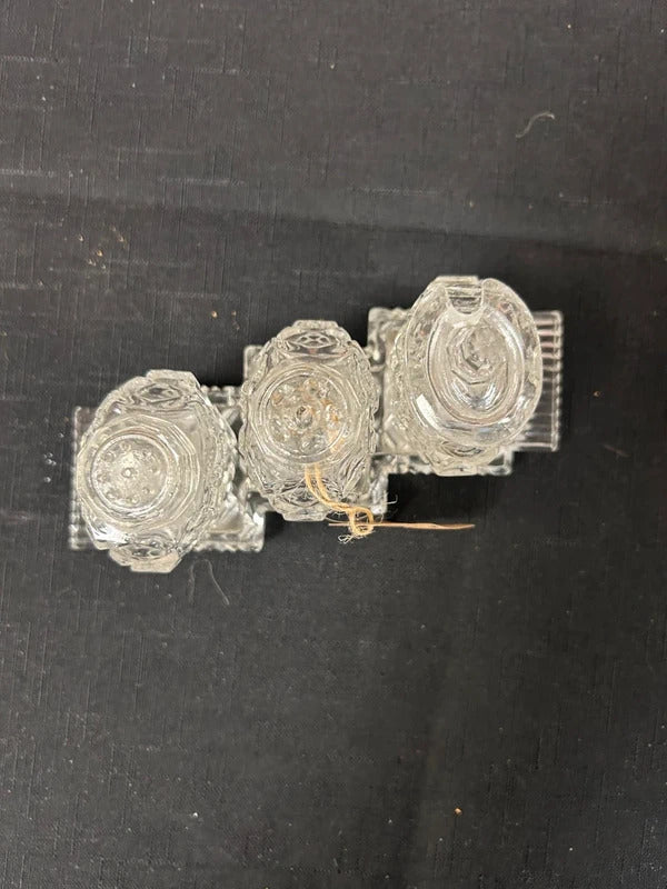 Bohemian Crystal Cruet Set