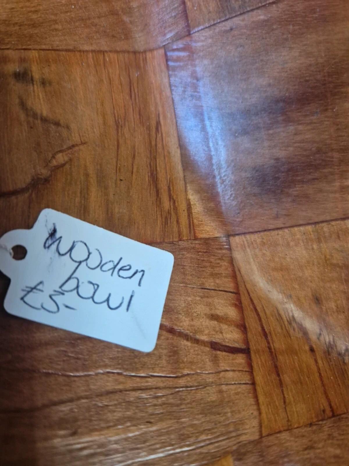Wooden  bowl