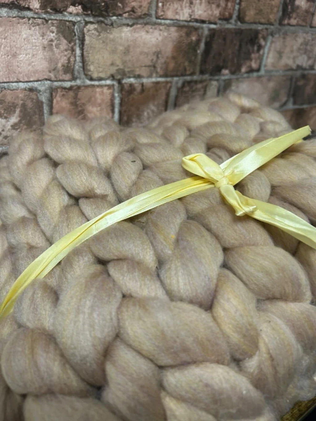 Giant Chunky Knit Wool Blanket