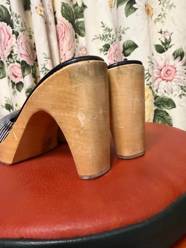 Lello Bacio Y2K Heeled Clogs - Size 5 UK