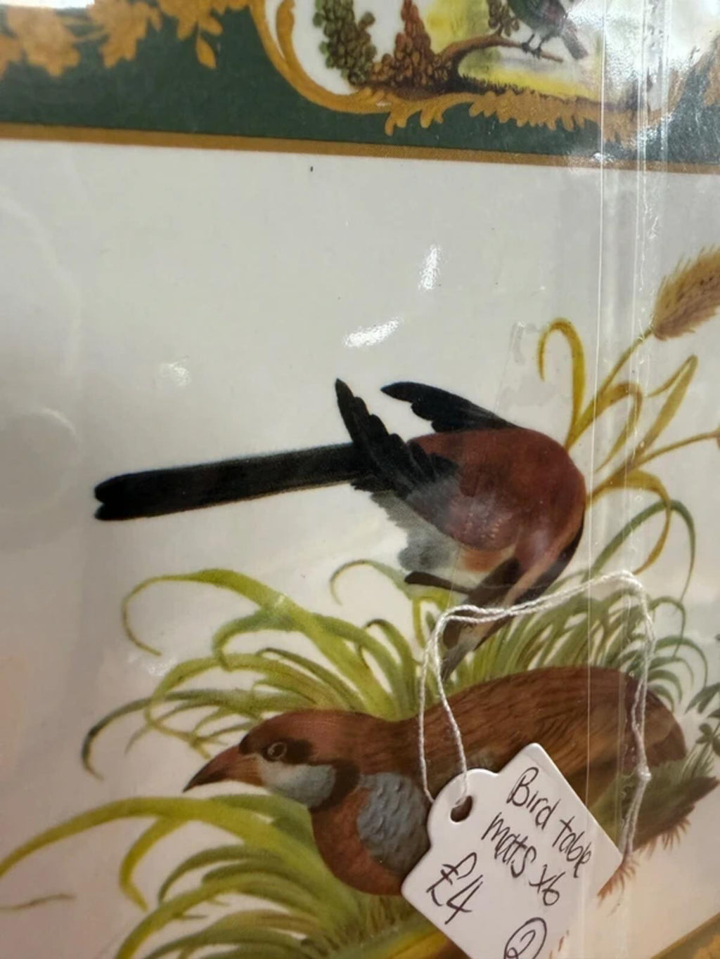 Vintage Bird Placemats x 6