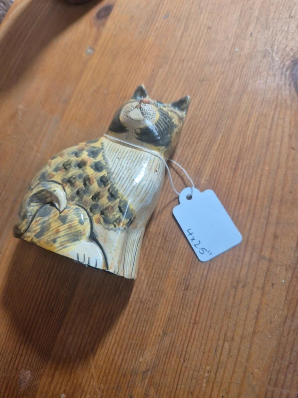 Tonala folk art cat figure