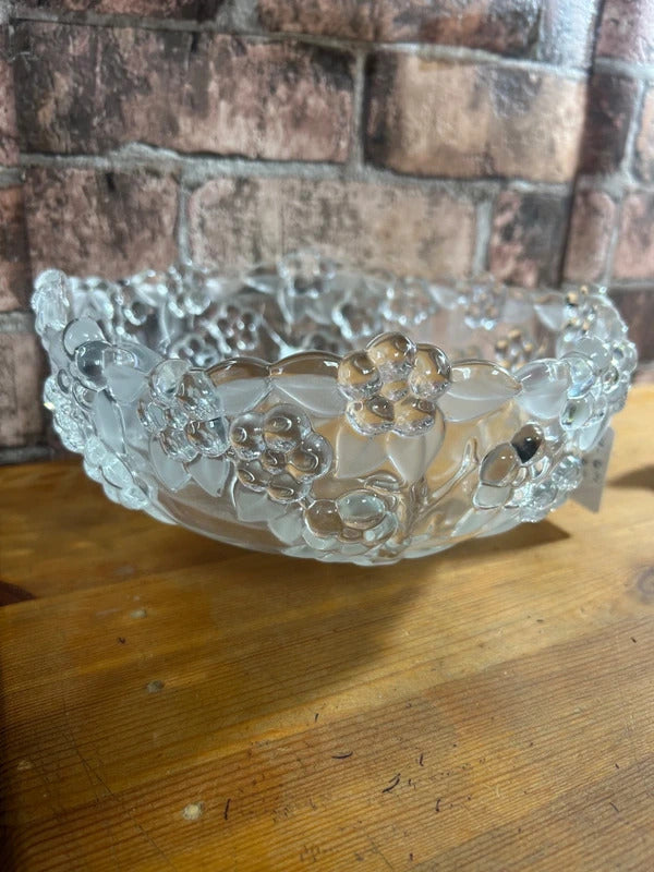 Vintage Mikasa Carmen Crystal Fruit Bowl