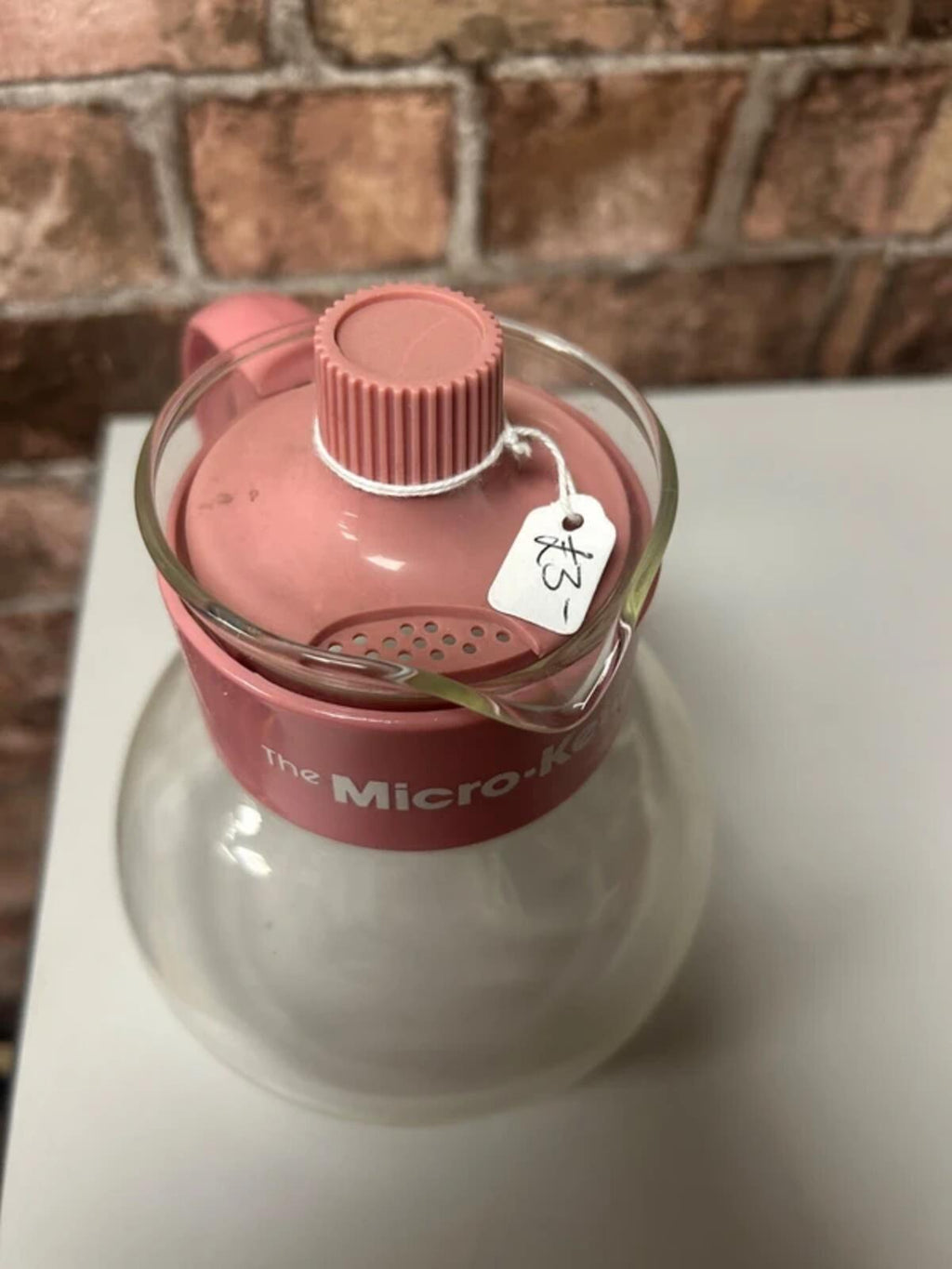 The Micro Kettle Pink and Clear