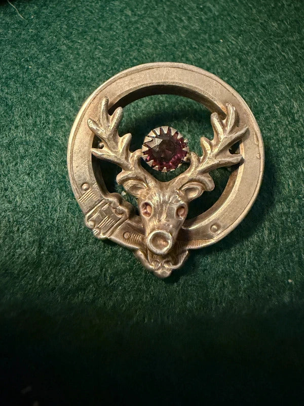 Antique Sterling Silver Brooch - 3.2g