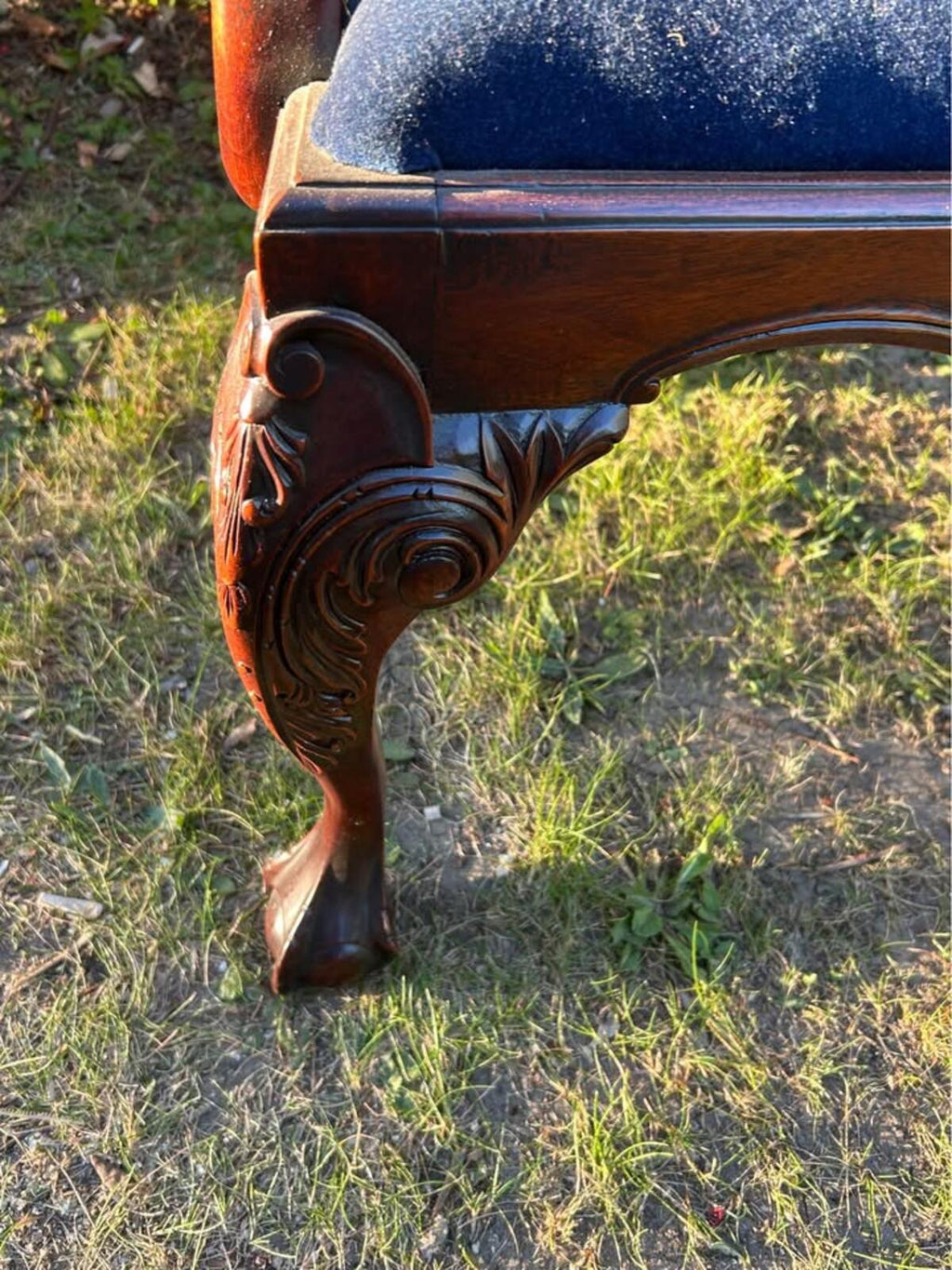 Set of Six Chippendale Style Mahogany Dining Chairs