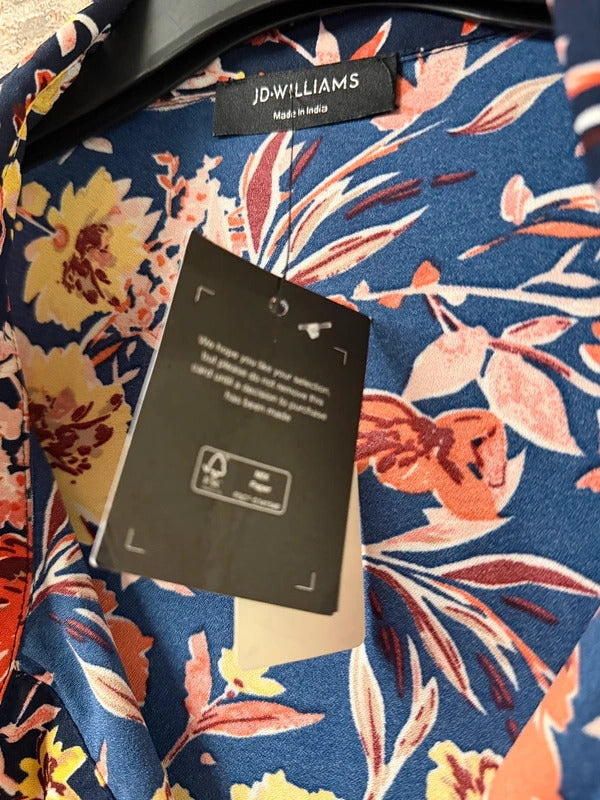 JD Williams Floral Multicolour Dress - Size 24