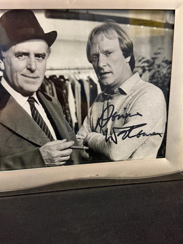 Pair of Dennis Waterman and George Cole Signed and Framed Photos