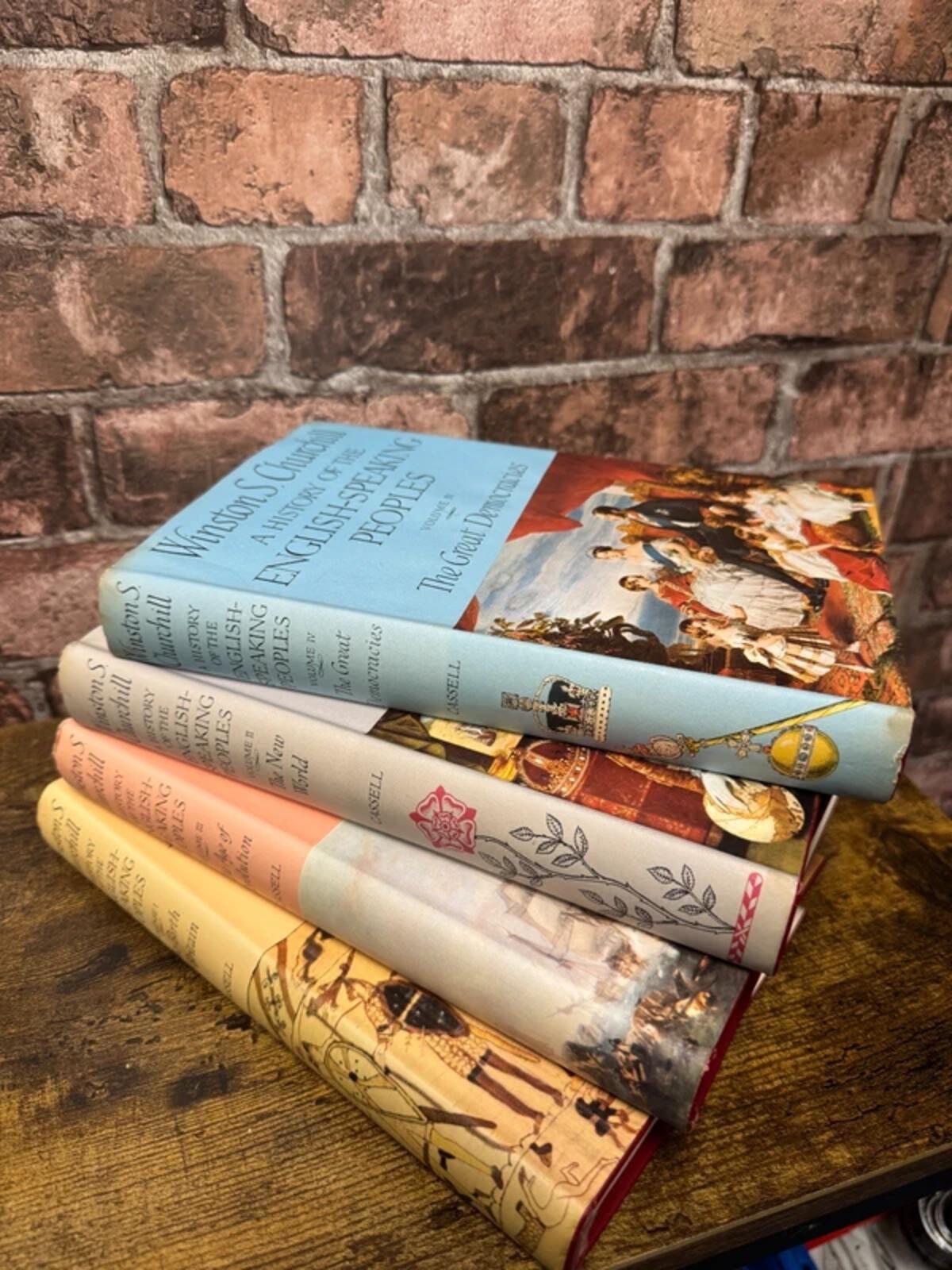 A History of The English Speaking Peoples - Winston S.Churchill Bookset of Four