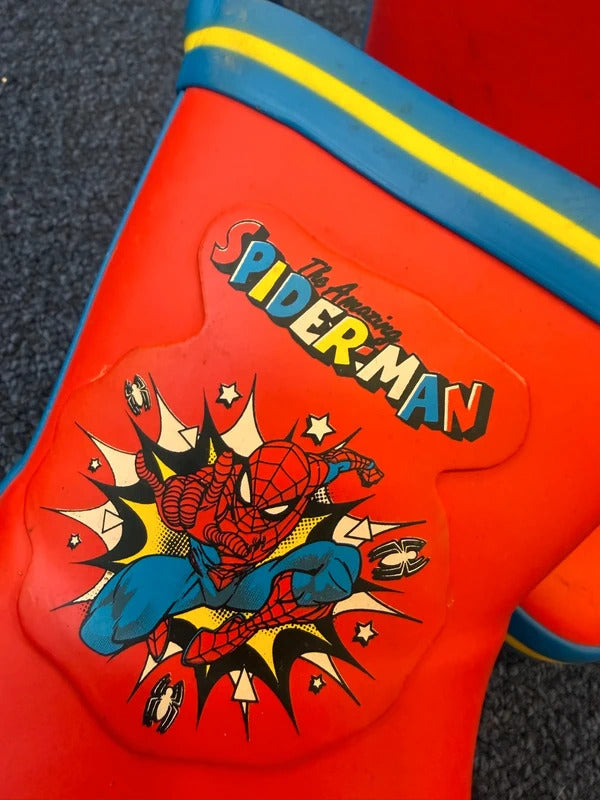 Spiderman M&S Wellies - Size 6 Kids