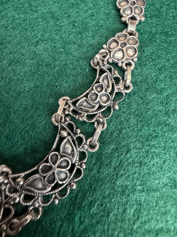 Sterling Silver Art Deco Necklace