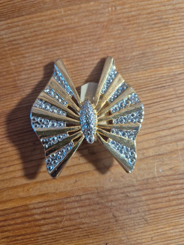 butterfly/fan brooch