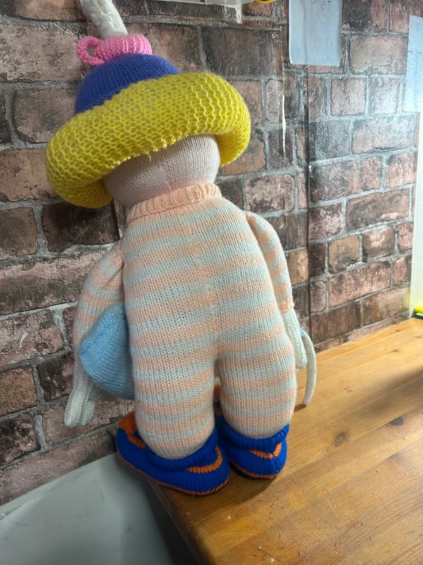 Knitted Clown Toy