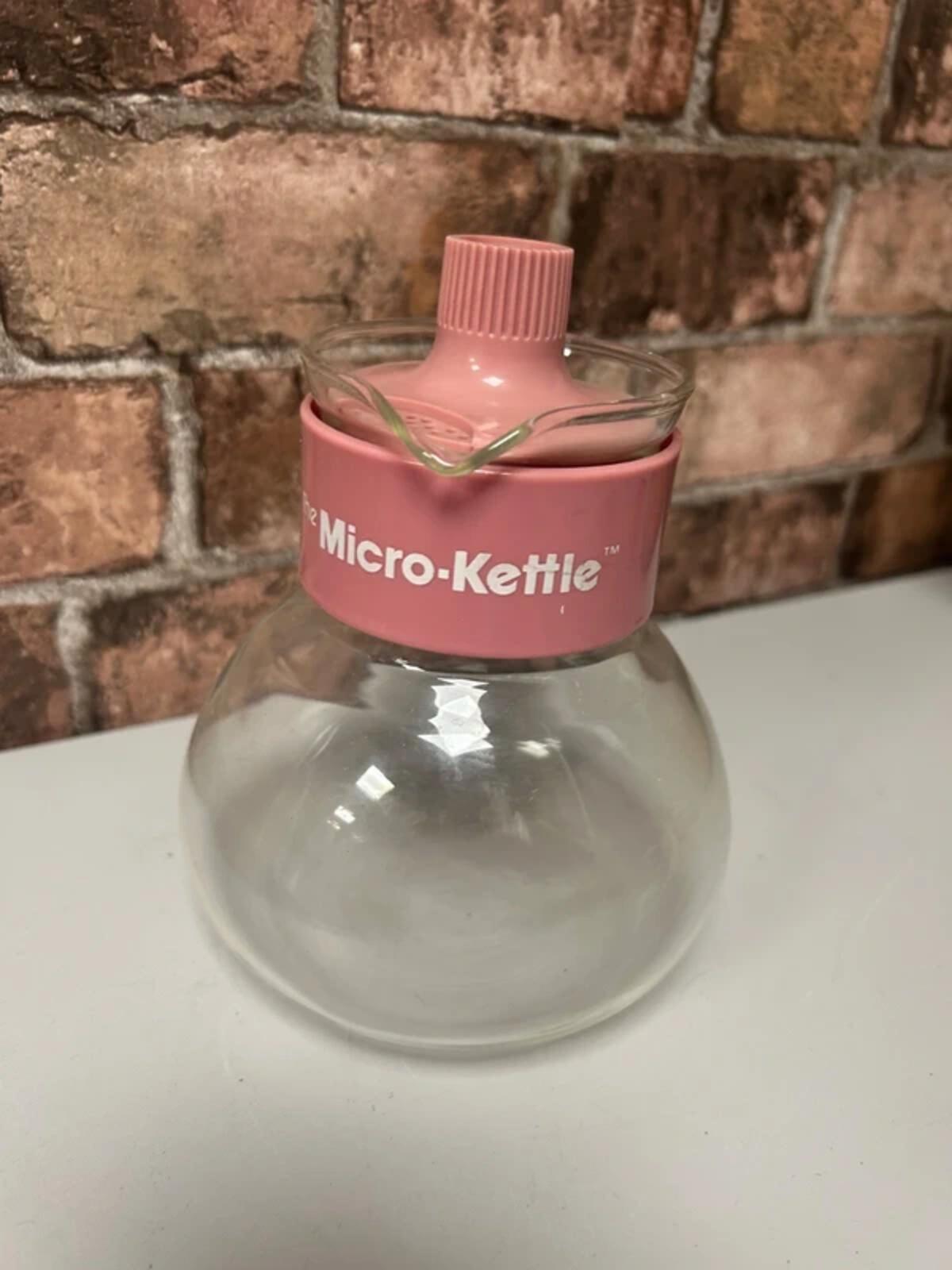 The Micro Kettle Pink and Clear