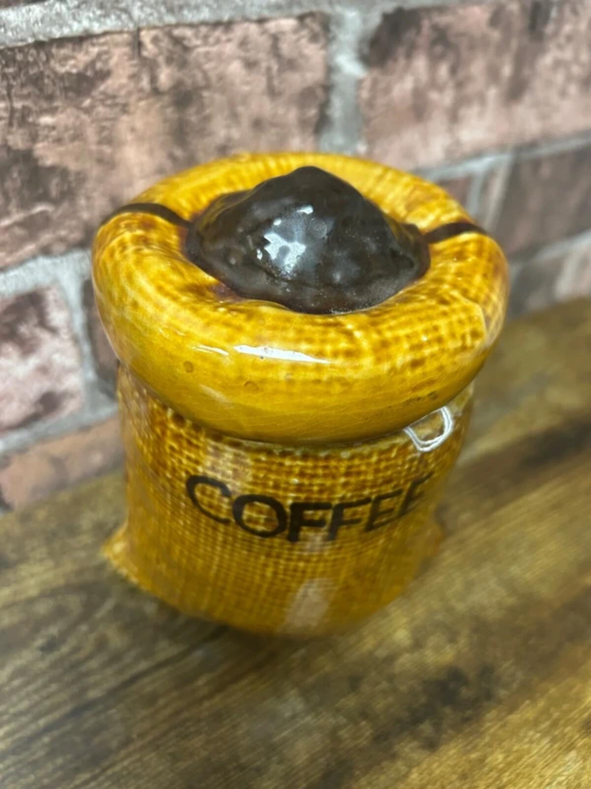 Vintage Ceramic Coffee Stack Jar