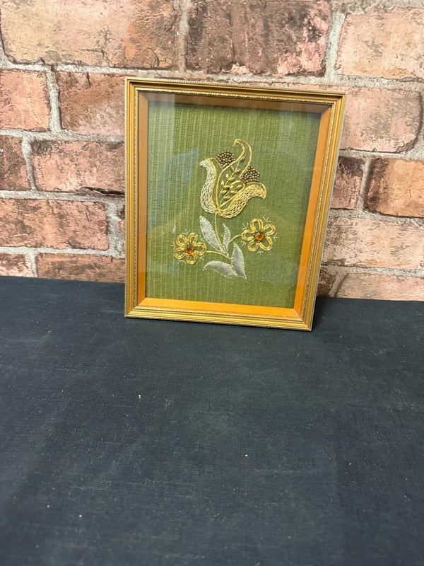 Floral Framed Embroidery