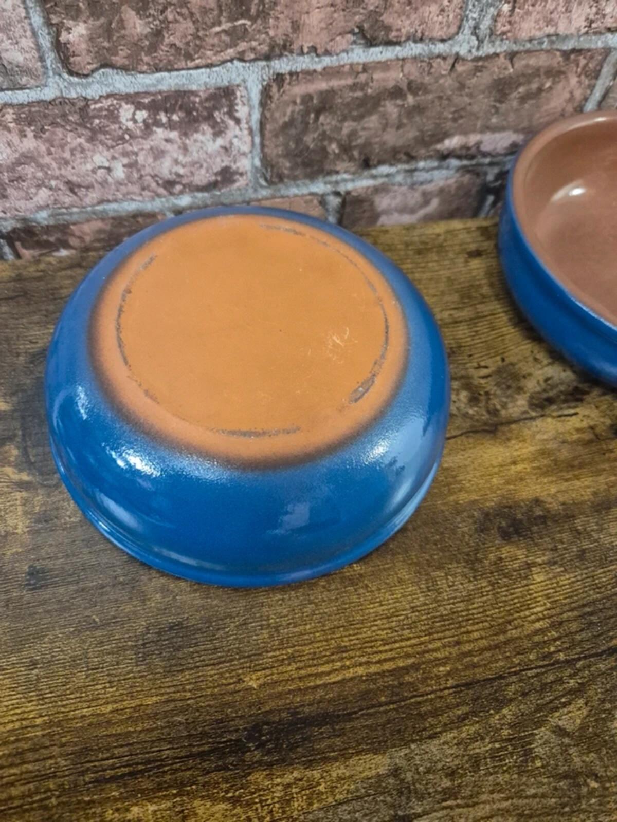 Blue baking dish x 2