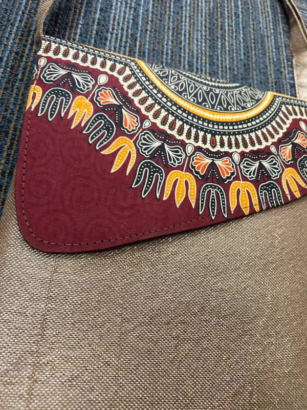 African Print Crossbody Handbag