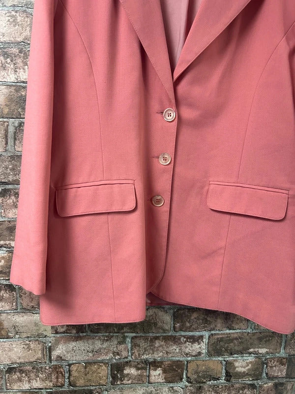 Paul Separates Vintage Pink Blazer - Size 16