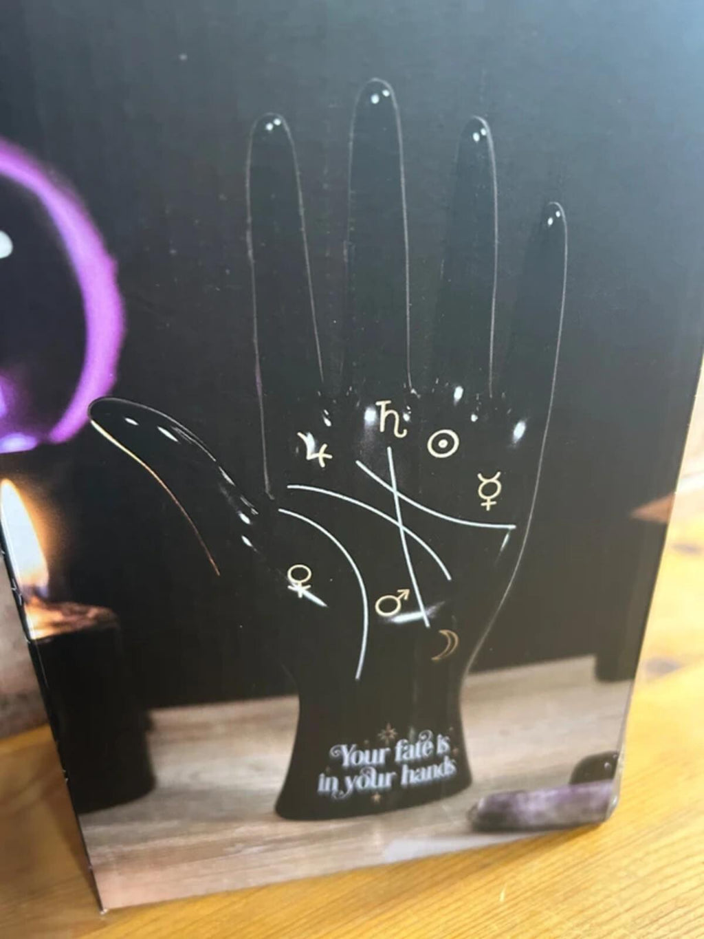 Black Ceramic Palmistry Hand