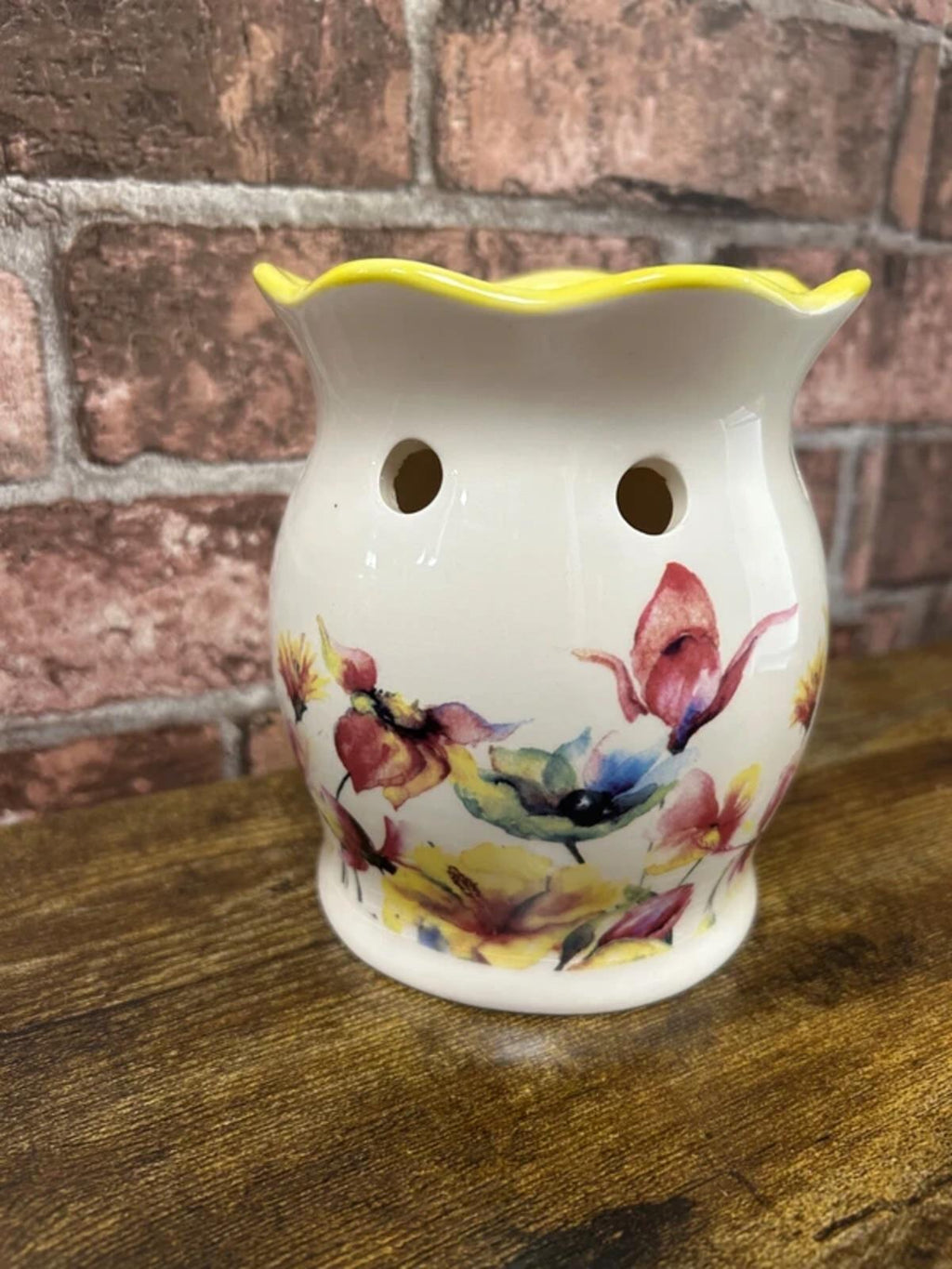 Floral Ceramic Wax Burner